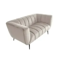 Invicta Sofa Noblesse 2 osobowa szampański aksamit 165cm / 44537