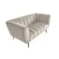 Invicta Sofa NOBLESSE 2 osobowa szampański aksamit 165cm / 44537 Invicta Sofa NOBLESSE 2 osobowa szampański aksamit 165cm / 44537