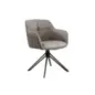 Invicta Krzesło EUPHORIA skórzane taupe obrotowe 180° / 45862 Invicta Krzesło EUPHORIA skórzane taupe obrotowe 180° / 45862