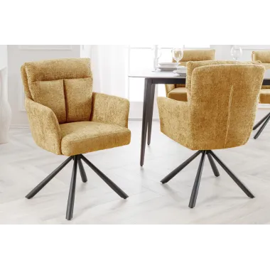 Invicta Krzesło obrotowe BIG GEORGE 360° z podłokietnikami 59cm / 44437