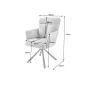 Invicta Krzesło obrotowe BIG GEORGE 360° z podłokietnikami 59cm / 44437