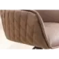 Invicta Krzesło EUPHORIA skórzane brązowe obrotowe 180° / 45861 Invicta Krzesło EUPHORIA skórzane brązowe obrotowe 180° / 45861