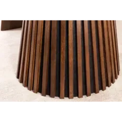 Invicta Stół do jadalni VALHALLA WOOD rozkładany ciemny dąb 120-160-200cm / 44093