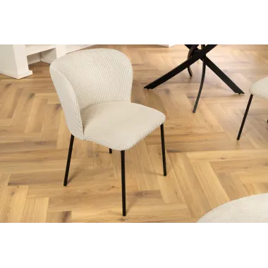 Invicta Krzesło LYON kolor beżowy 54cm / 44961