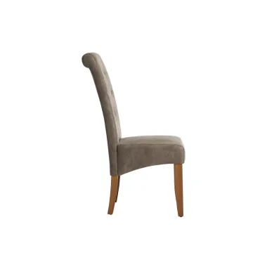 Invicta Krzesło CASA mikrofibra taupe 45cm / 46553