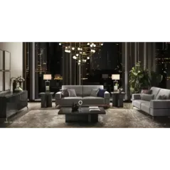 MERIDIANA Włoska Sofa 2 osobowa tapicerowana 200cm / Adora
