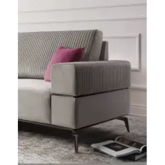 MERIDIANA Włoska Sofa 2 osobowa tapicerowana 200cm / Adora