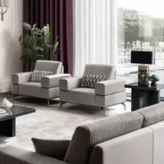 MERIDIANA Włoska Sofa 2 osobowa tapicerowana 200cm / Adora