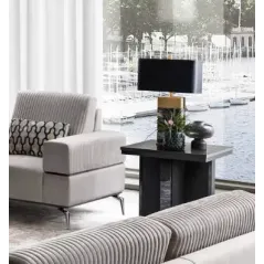 MERIDIANA Włoska Sofa 2 osobowa tapicerowana 200cm / Adora