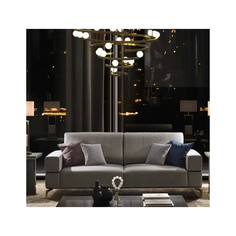 MERIDIANA Włoska Sofa 3 osobowa tapicerowana 240cm / Adora MERIDIANA Włoska Sofa 3 osobowa tapicerowana 240cm / Adora