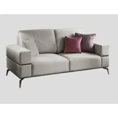 MERIDIANA Włoska Sofa 3 osobowa tapicerowana 240cm / Adora