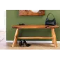 Invicta Ławka ROOT drewno tekowe w kolorze naturalnego brązu 100 cm / 44709