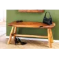 Invicta Ławka ROOT drewno tekowe w kolorze naturalnego brązu 100 cm / 44709