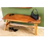 Invicta Ławka ROOT drewno tekowe w kolorze naturalnego brązu 100 cm / 44709
