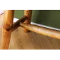 Invicta Ławka ROOT drewno tekowe w kolorze naturalnego brązu 100 cm / 44709