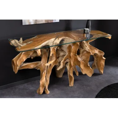 Invicta Konsola ROOT drewno tekowe 150cm / 44121