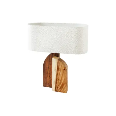 Invicta Lampa stołowa LOVERS naturalny klosz z drewna deszczowego 60cm / 46649