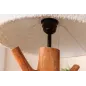 Invicta Lampa stołowa JEWELRY z naturalnego drewna mangostanu 60cm / 46649