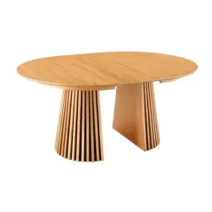 Invicta Stół do jadalni VALHALLA WOOD rozkładany jasny dąb 120-160-200cm / 44092