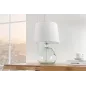 Invicta Lampa stołowa CLASSIC biały klosz ze szkła pochodzącego z recyklingu 40cm / 44494
