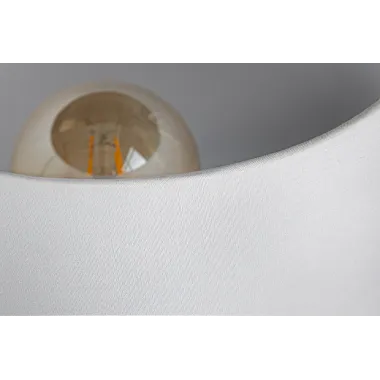 Invicta Lampa stołowa CLASSIC biały klosz ze szkła pochodzącego z recyklingu 40cm / 44494