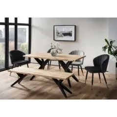 Wohnling LOFT Stół do jadalni akacja 200 x 100 x 76cm / WL7.226