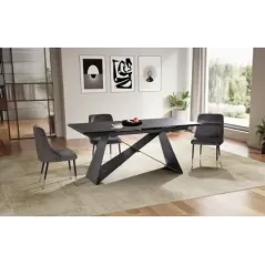 Wohnling DELIGHT Stół do jadalni ceramiczna lawa 180-220-260cm / WL7.148