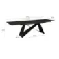 Wohnling DELIGHT Stół do jadalni ceramiczna lawa 180-220-260cm / WL7.148 Wohnling DELIGHT Stół do jadalni ceramiczna lawa 180-220-260cm / WL7.148