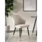 Wohnling Krzesło tapicerowane VENEZIA beżowy aksamit 47cm / WL6.949 Wohnling Krzesło tapicerowane VENEZIA beżowy aksamit 47cm / WL6.949