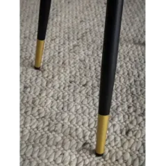 Wohnling Krzesło tapicerowane VENEZIA beżowy aksamit 47cm / WL6.949