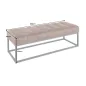 Invicta Ławka PETIT BEAUTÉ z mikrofibry w kolorze antycznego brązu  110cm / 44426