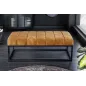 Invicta Ławka PETIT BEAUTÉ aksamitna w kolorze musztardowej żółći 110cm / 44617