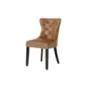 Invicta Krzesło CASTLE imitacja skóry cognac brown 50cm / 44586 Invicta Krzesło CASTLE imitacja skóry cognac brown 50cm / 44586
