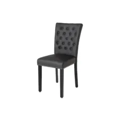 Invicta Krzesło CASTLE imitacja skóry vintage black 46cm / 44588