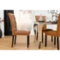 Invicta Krzesło CASTLE imitacja skóry cognac brown 46cm / 44589 Invicta Krzesło CASTLE imitacja skóry cognac brown 46cm / 44589