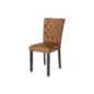 Invicta Krzesło CASTLE imitacja skóry cognac brown 46cm / 44589 Invicta Krzesło CASTLE imitacja skóry cognac brown 46cm / 44589