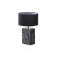 Invicta Lampa stołowa NOBLE podstawa czarny marmur 35cm / 40901