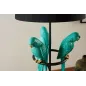 Invicta Lampa stołowa WILDLIFE zielone papugi 75cm / 44356