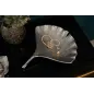 Invicta Patera dekoracyjna GINKGO srebrna 33cm / 41778