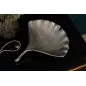 Invicta Patera dekoracyjna GINKGO srebrna 33cm / 41778