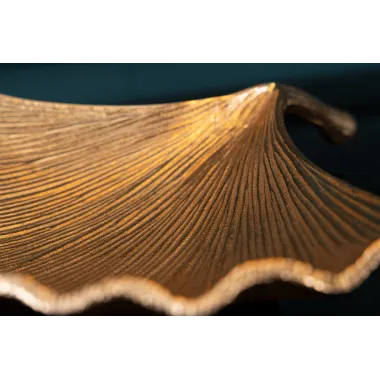 Invicta Patera dekoracyjna GINKGO złota 33cm / 41777
