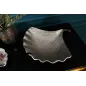 Invicta Patera dekoracyjna GINKGO Srebrna 42cm / 41776