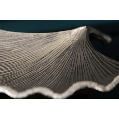 Invicta Patera dekoracyjna GINKGO Srebrna 42cm / 41776