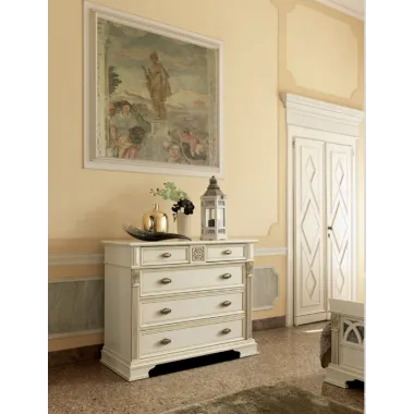 Włoskie biurko PUCCINI 6 szuflad 185 x 81 x 90 cm / 46732