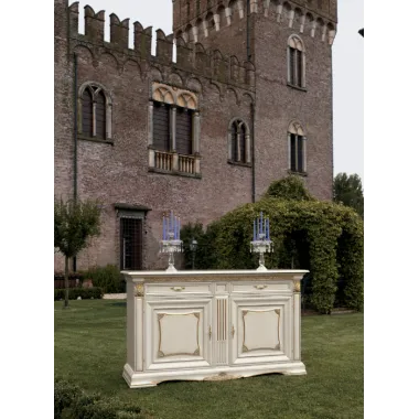 Włoskie biurko PUCCINI 6 szuflad 185 x 81 x 90 cm / 46732