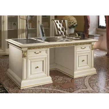 Włoskie biurko PUCCINI 6 szuflad 185 x 81 x 90 cm / 46732