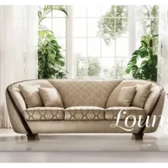 MODIGLIANI Włoska Sofa 3 osobowa tapicerowana 248 x 92 x 98cm / Arredoclassic