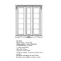 VIVALDI CREMA Włoskie Luksusowe biurko ze zdobieniami skórzany blat 186 x 91 x 77cm / 1740 VIVALDI CREMA Włoskie Luksusowe biurko ze zdobieniami skórzany blat 186 x 91 x 77cm / 1740