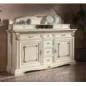 VIVALDI CREMA Włoska Luksusowa Ściana TV ze zdobieniami 350 x 215 x 60cm / 1726 VIVALDI CREMA Włoska Luksusowa Ściana TV ze zdobieniami 350 x 215 x 60cm / 1726