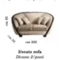 MODIGLIANI Włoska Sofa 2 osobowa tapicerowana 200 x 92 x 98cm / Arredoclassic MODIGLIANI Włoska Sofa 2 osobowa tapicerowana 200 x 92 x 98cm / Arredoclassic